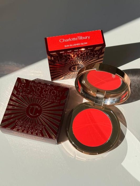 Charlotte Tilbury Beautiful Skin Island Glow Lip and cheek Sun Blushed Glow