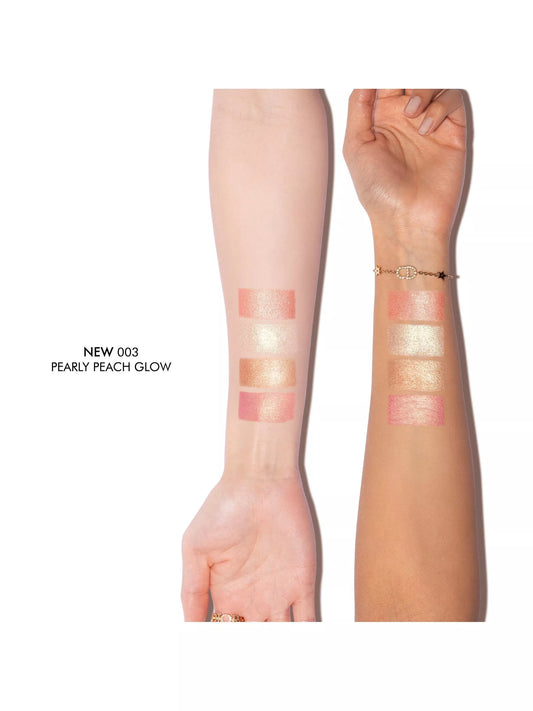 DIOR Backstage Glow Maximizer Face Palette 003 Pearly Peach Glow