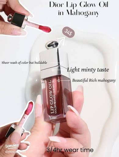 Dior Lip Glow Oil Hydrating High Shine Gloss