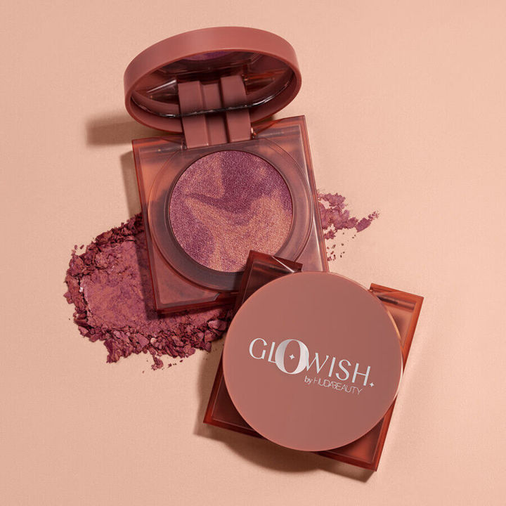 Huda Beauty GloWish Cheeky Vegan Blush Powder Berry Juicy