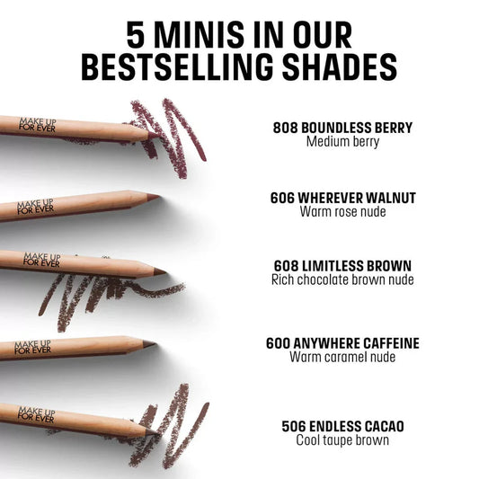 Makeup For Ever Mini Artist Color Lip Pencils Set