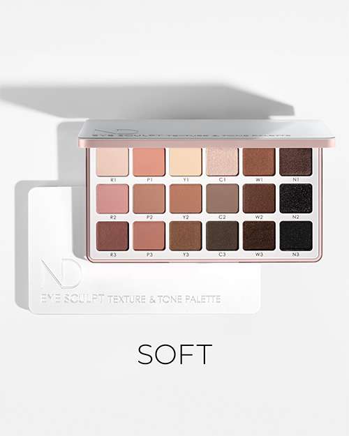 Natasha Denona Eye Sculpt Texture & Tone Eyeshadow Palette Soft