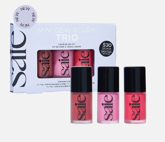Saie Mini Dew Blush Trio Liquid Blush Kit