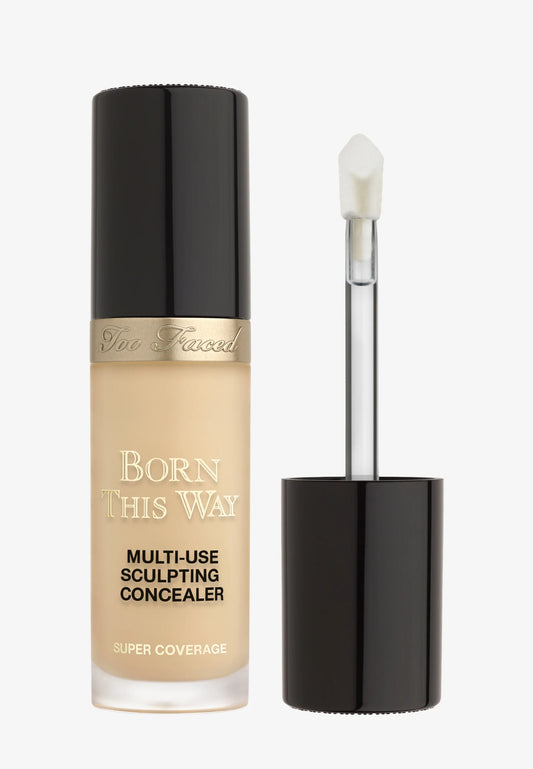 Too Faced Born This Way Super Coverage Multi-Use Concealer with Hyaluronic Acid Light Beige