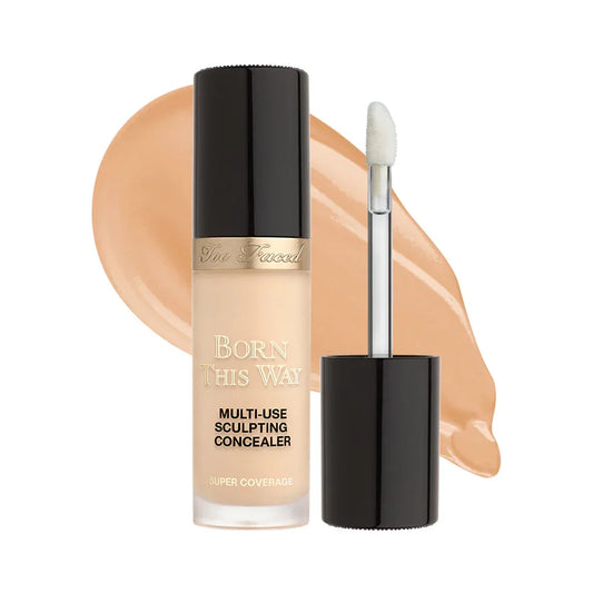 Too Faced Born This Way Super Coverage Multi-Use Concealer with Hyaluronic Acid Light Beige
