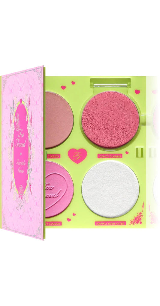 Too Faced Fairytale Crush Blush & Highlighter Palette Makeup Set
