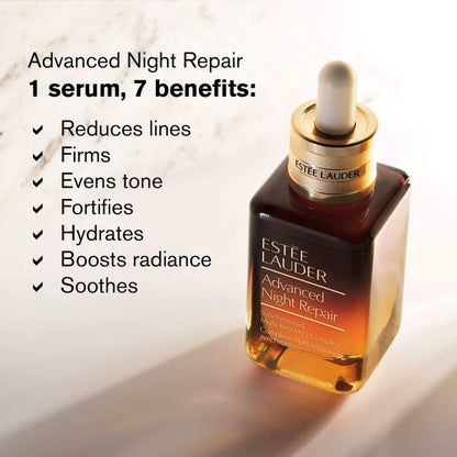 Estée Lauder Advanced Night Repair Synchronized Multi-Recovery Complex Serum Duo with Hyaluronic Acid