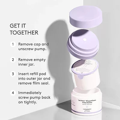 Drunk Elephant Lala Retro Nourishing Whipped Refillable Moisturizer
