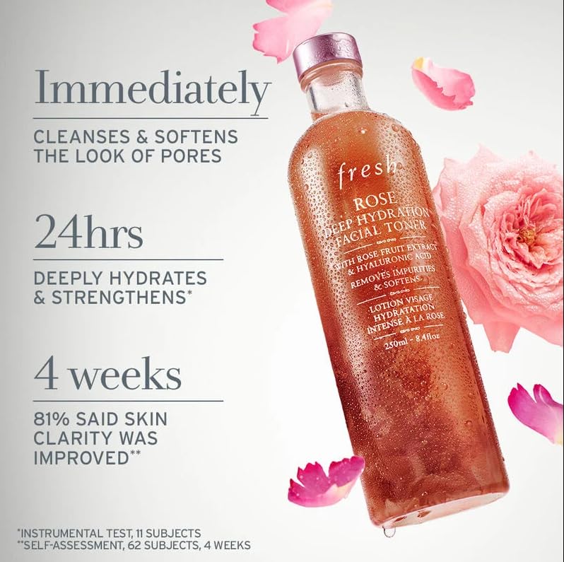 Fresh Rose & Hyaluronic Acid Deep Hydration Toner