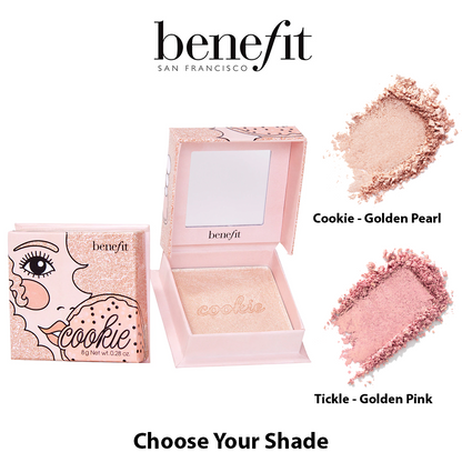 Benefit Cosmetics Cookie and Tickle Shimmer Finish Powder Highlighters