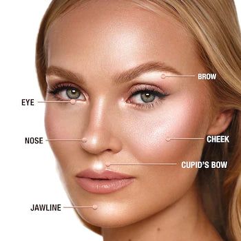 Charlotte Tilbury Glow Glide Face Architect Highlighter Pillow Talk Glow