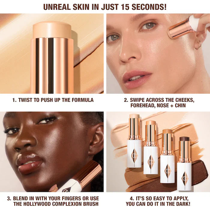 Charlotte Tilbury  Unreal Skin Sheer Glow Tint Hydrating Foundation Stick
