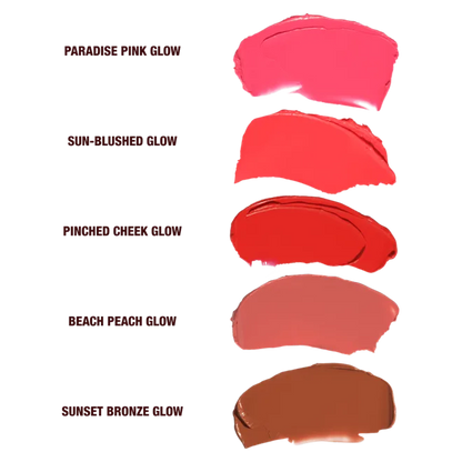 charlotte tilbury lip and cheek glow swatches