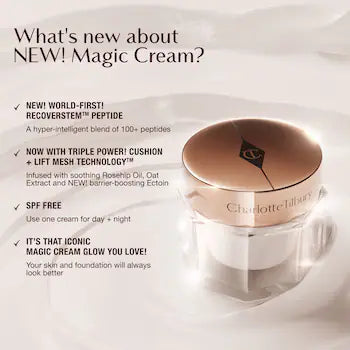 Charlotte Tilbury Magic Cream Moisturizer with Hyaluronic Acid