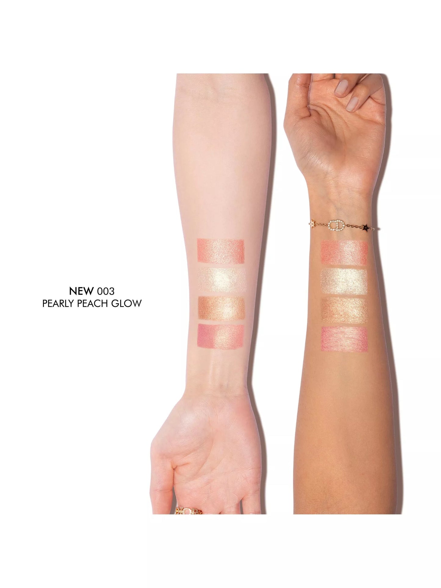 DIOR Backstage Glow Maximizer Face Palette 003 Pearly Peach Glow