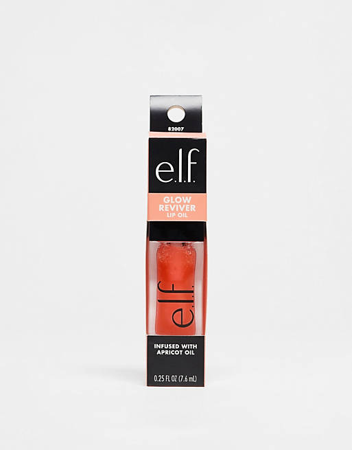 Elf Glow Reviver Lip Oil Coral Fixation