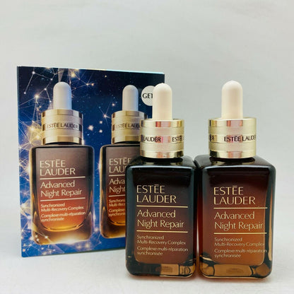 Estée Lauder Advanced Night Repair Synchronized Multi-Recovery Complex Serum Duo with Hyaluronic Acid