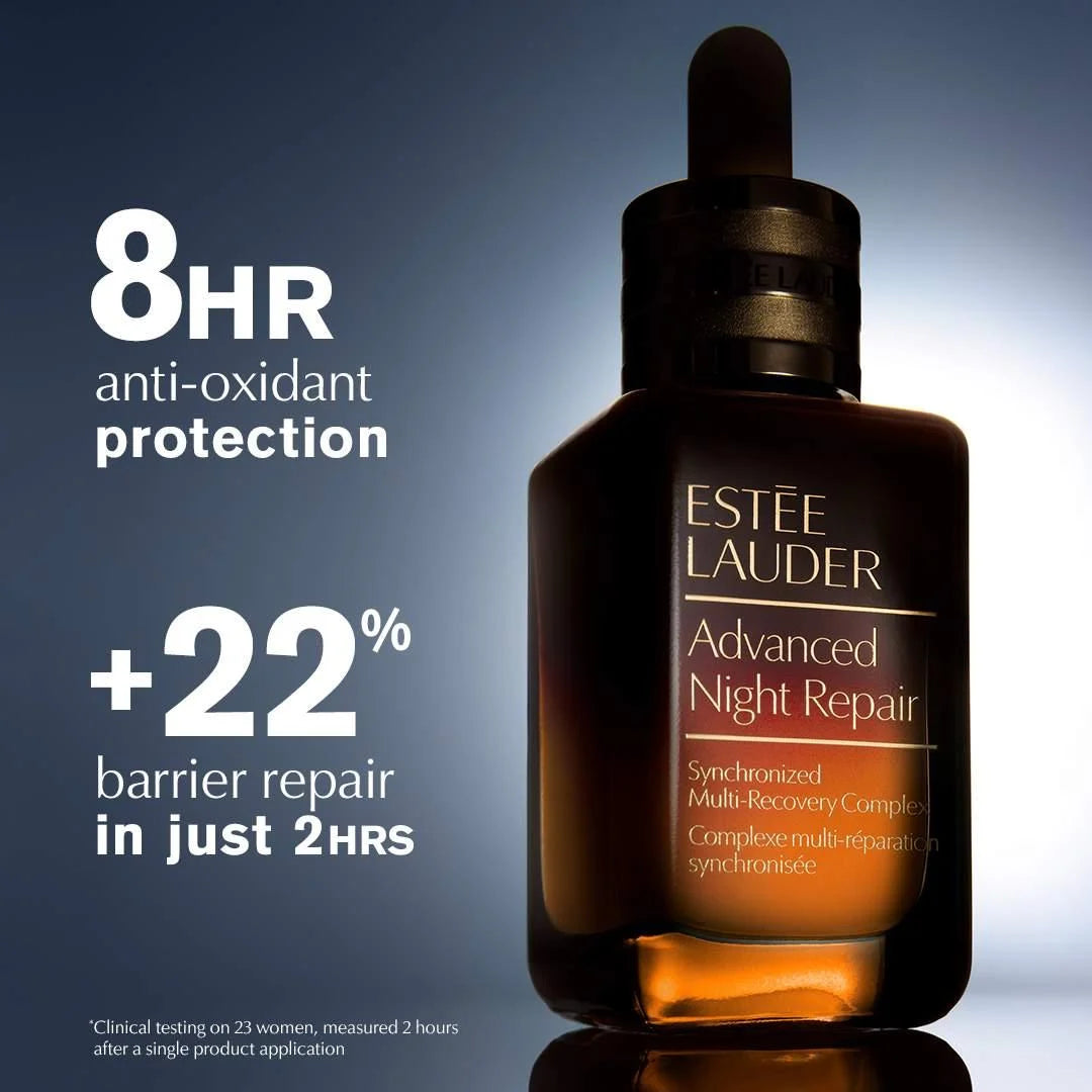 Estée Lauder Advanced Night Repair Synchronized Multi-Recovery Complex Serum Duo with Hyaluronic Acid