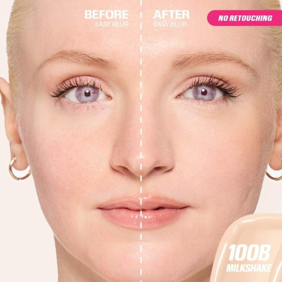 HUDA BEAUTY Easy Blur Natural Airbrush Foundation with Niacinamide Milkshake