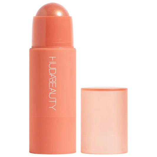 Huda Beauty Cheeky Tint Cream Blush Stick Perky Peach Perky Peach