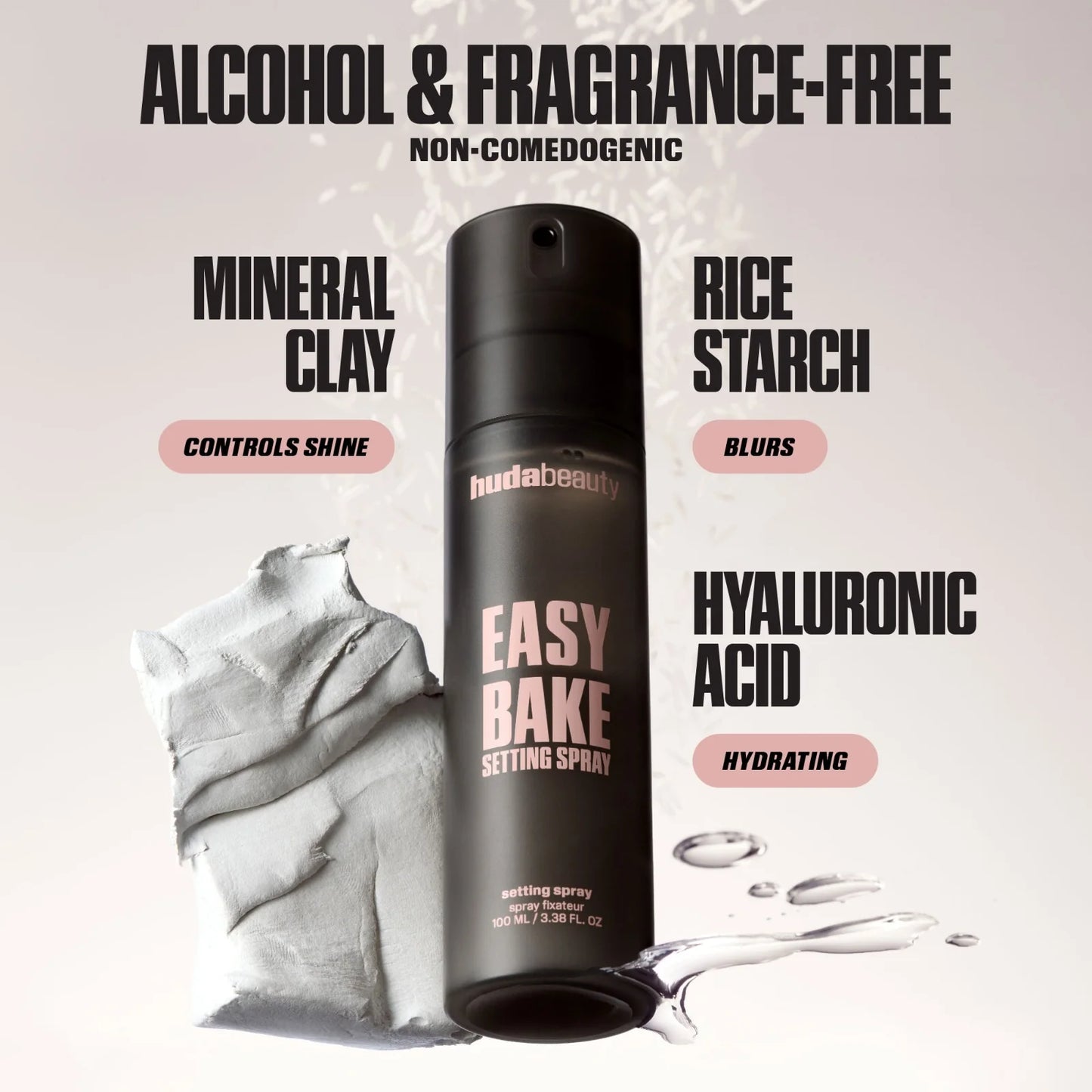 Huda Beauty Easy Bake Blurring Setting Spray with 16-Hour Wear 100ml