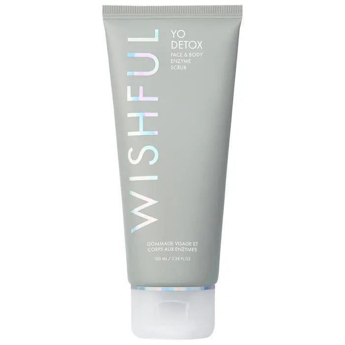 Huda Beauty Yo Detox Charcoal Face & Body Enzyme Scrub