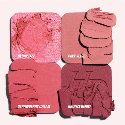 Huda Beauty Blush Filter Blurring Blushlighters Palette Rose Berry