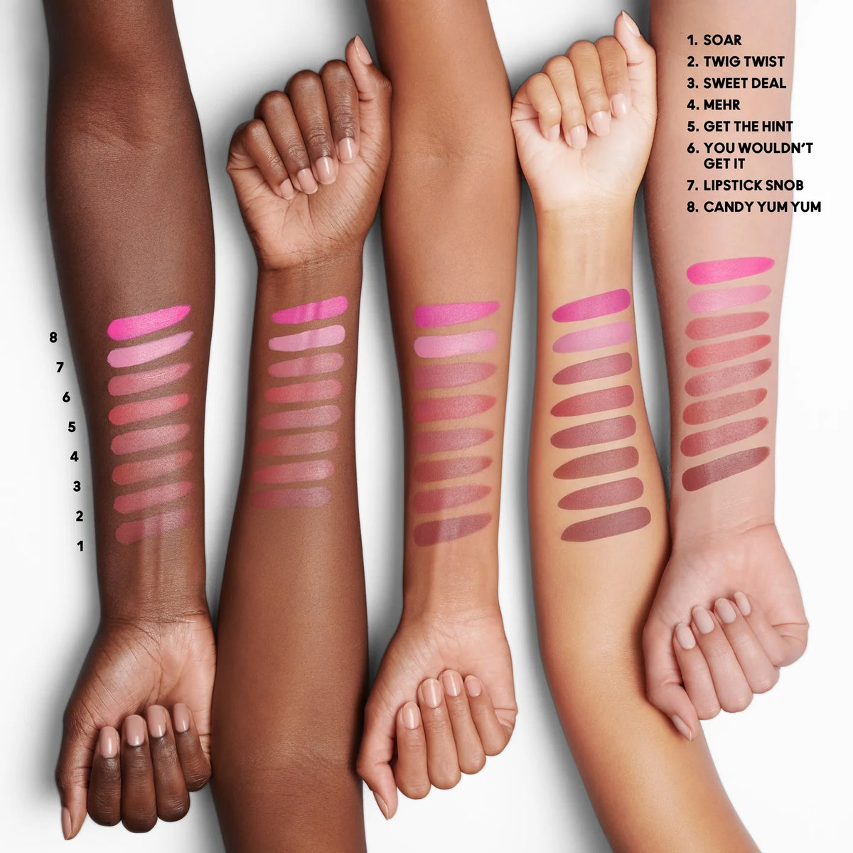 mac maximal matte lipstick swatches