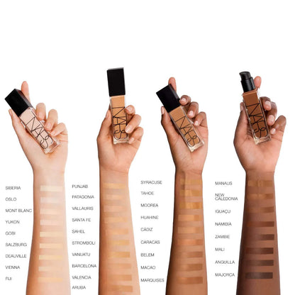 nars natural radiant longwear foundation shades