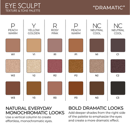 Natasha Denona Eye Sculpt Texture & Tone Eyeshadow Palette Soft