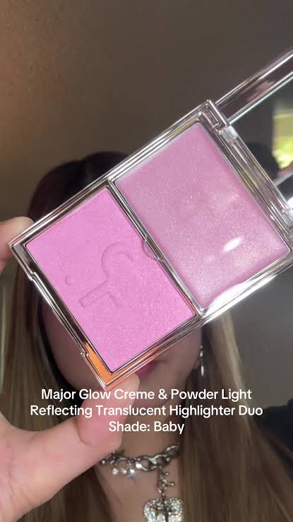 PATRICK TA Major Glow Creme & Powder Light Reflecting Translucent Highlighter Duo Baby