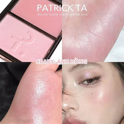 PATRICK TA Major Glow Creme & Powder Light Reflecting Translucent Highlighter Duo Baby
