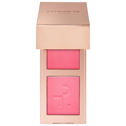 PATRICK TA Major Headlines Double Take Crème & Powder Blush Duo Mini size She's That Girl