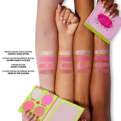 Too Faced Fairytale Crush Blush & Highlighter Palette Makeup Set