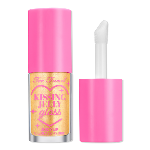 Too Faced Kissing Jelly Hydrating Lip Oil Gloss Pina Colada