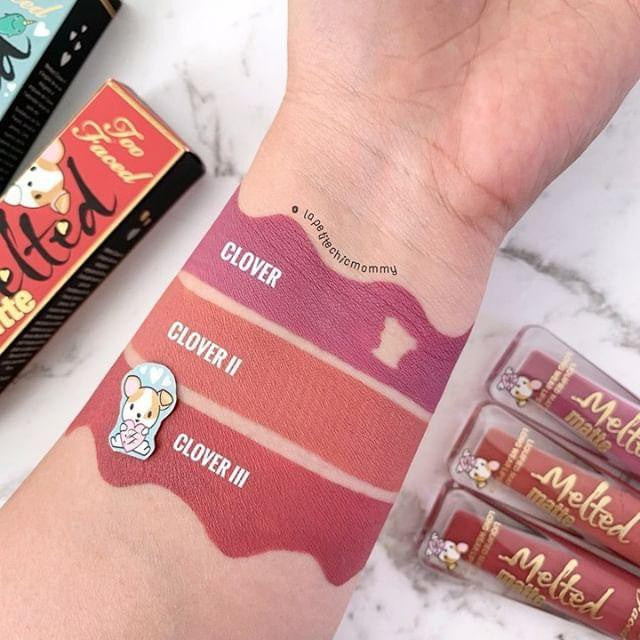 Too Faced Melted Matte Lipstick Clover 3