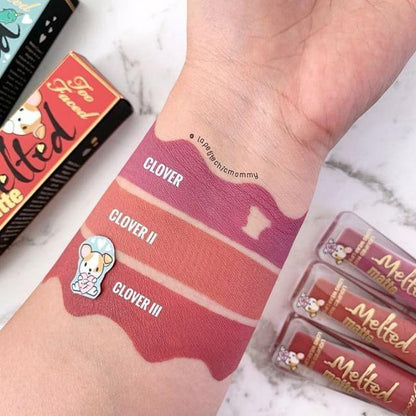 Too Faced Melted Matte Lipstick Clover 3