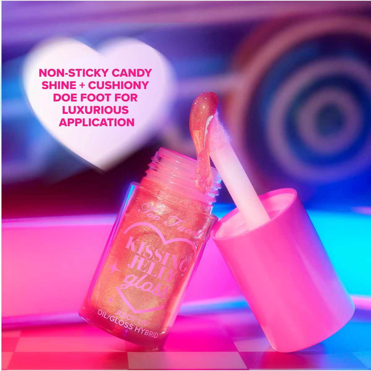 Too Faced Kissing Jelly Non Sticky Lip Oil Gloss