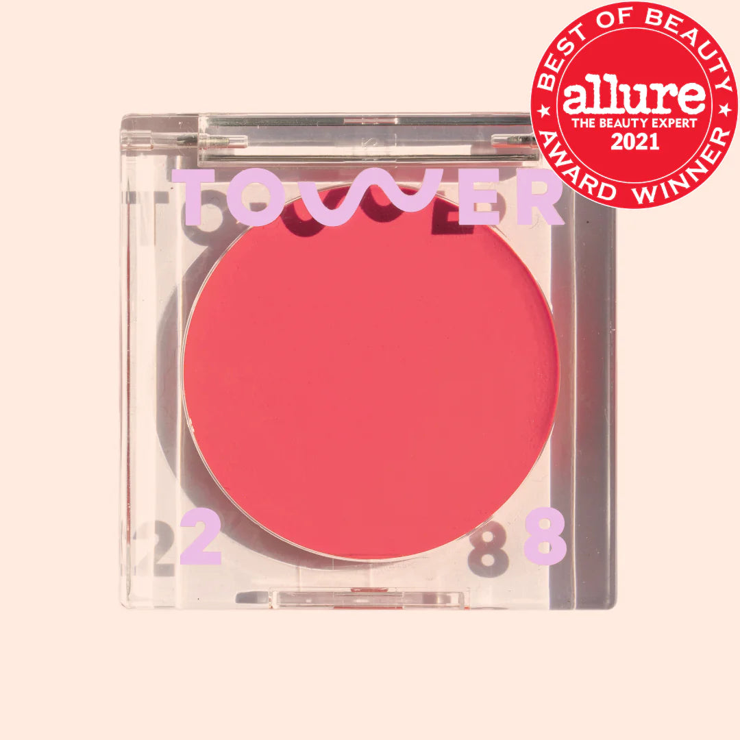 Tower 28 Beauty Beach Please Lip Cheek Cream Blush Happy Hour