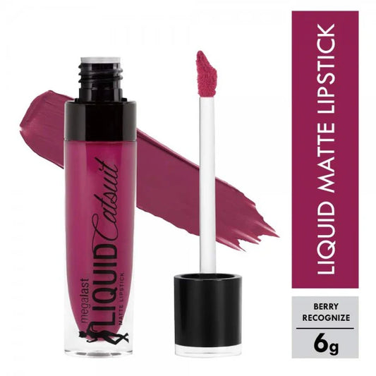 Wet N Wild Megalast Liquid Catsuit Matte Lipstick Berry Recognize