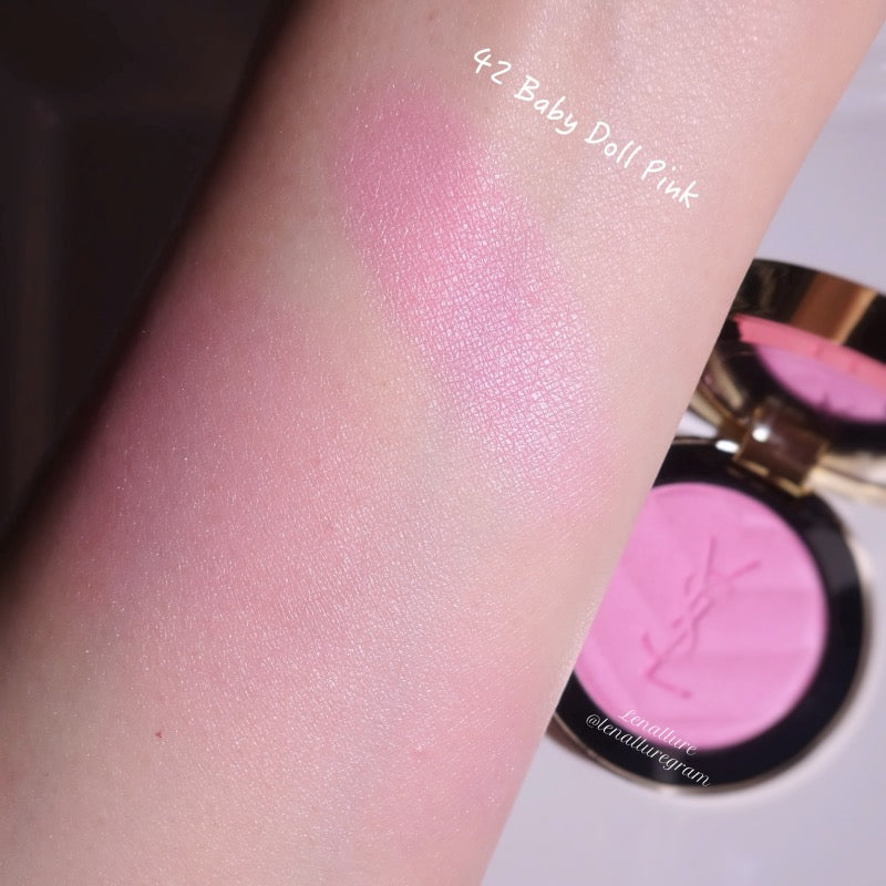 Yves Saint Laurent Make Me Blush 24H Buildable Powder Blush 42 Babydoll Pink