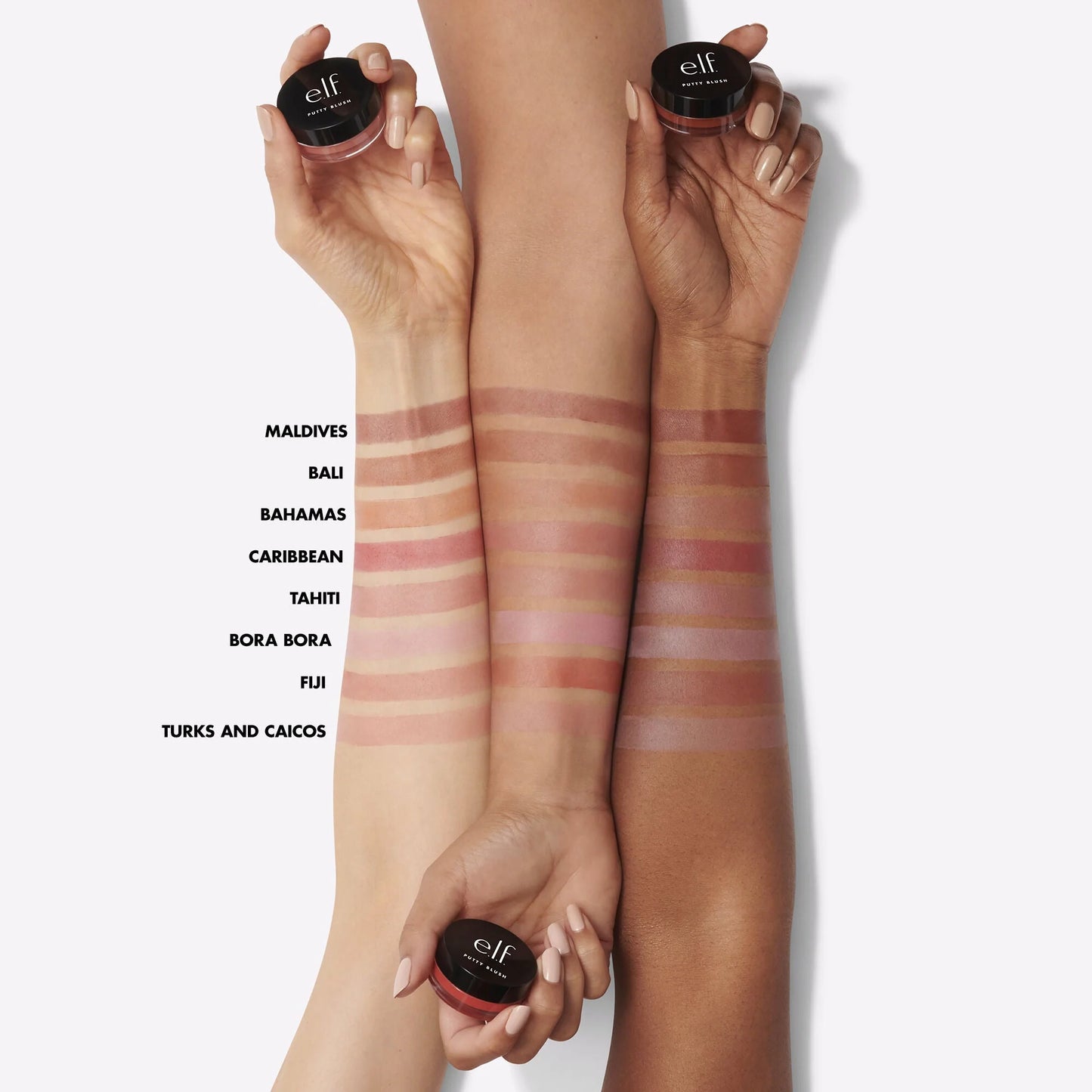 elf putty cream blush shades