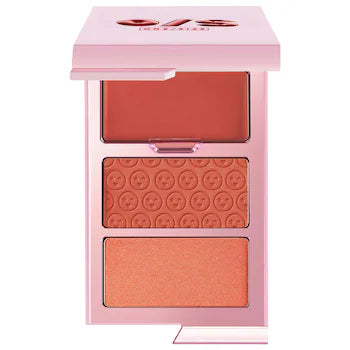 One/Size By Patrick Starrr Cheek Clapper 3D Blush Trio Palette Freaky Peach