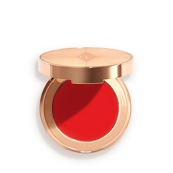charlotte tilbury beautiful skin island lip & cheek glow pinched cheek shade