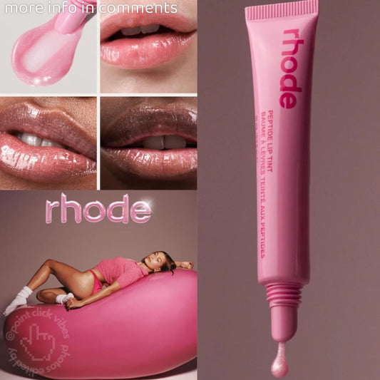 rhode Peptide Lip Tint Nourishing Glaze Jelly Bean