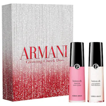 Armani Beauty Glowing Cheek Liquid Blush & Highlighter Gift Set